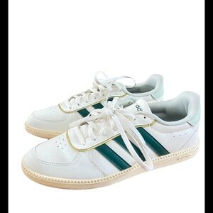 Adidas breaknet sleek White and Green Sneakers 8.5